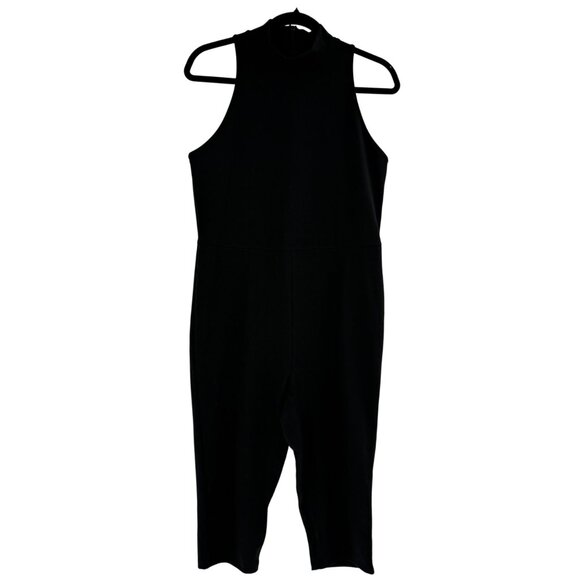 Wild Fable ButterBliss Black High-Neck Sleeveless Biker Romper XL - Picture 2 of 10